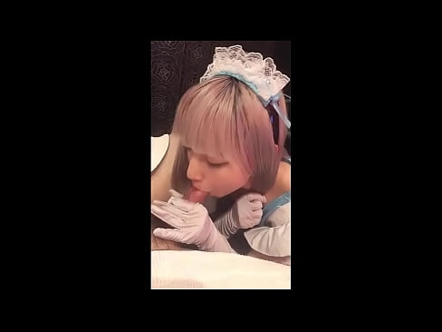 ❤️ Idolo giapponese [mayuka], costume da cameriera francese, parte 1, pompino e masturbazione con lozione ❤️ Video porno à co.super-vip.top